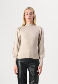 ONLY Tall ONLKATIA - Strikkegenser - mocha meringue