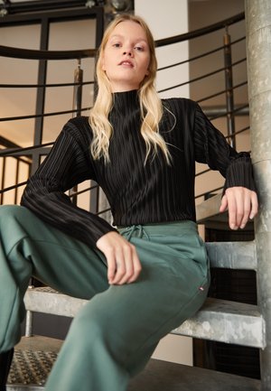 HIGH NECK BODYSTOCKING - Blouse - black