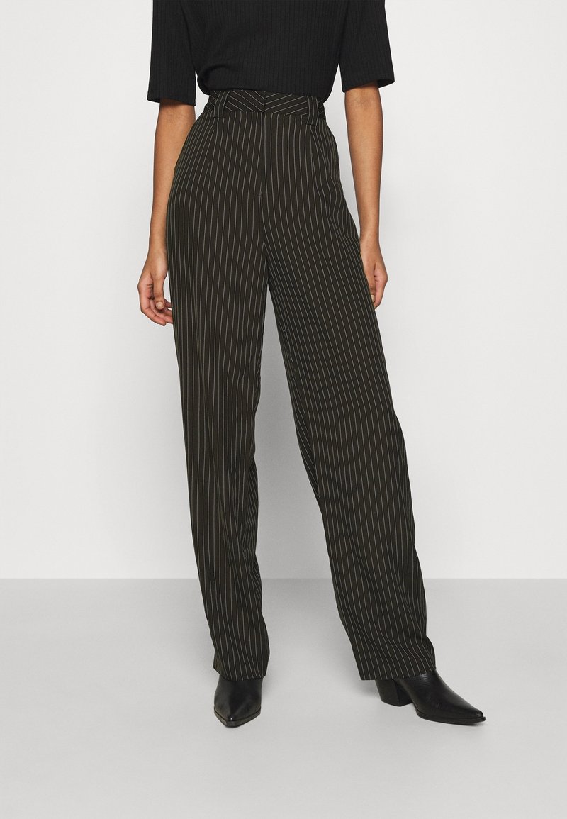 NA-KD Pantalon classique - black