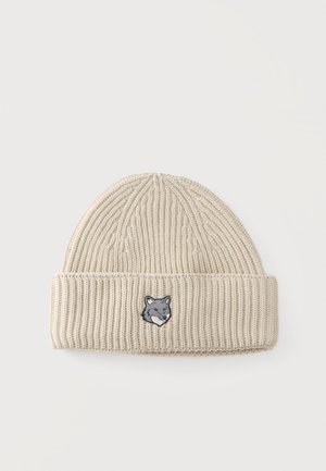 Maison Kitsuné, FOX HEAD UNISEX - Gorro - moon beige