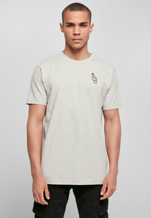 Mister Tee LOVE SIGN 2.0 - T-shirt imprimé - lightasphalt