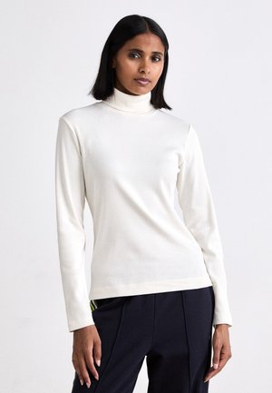 SLIM TURTLENECK - Top s dlouhým rukávem - eggshell