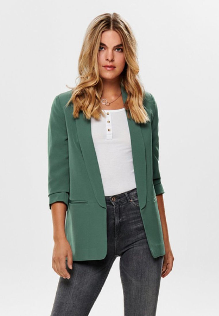 ONLY ONLELLY - Short coat - balsam green