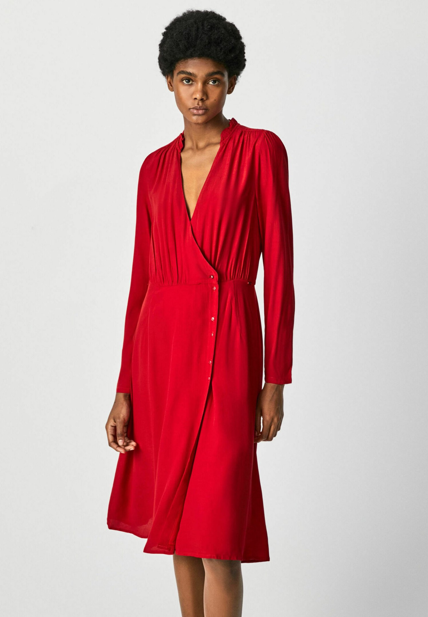 Pepe Jeans Blusenkleid - winter red/rot - Zalando.ch