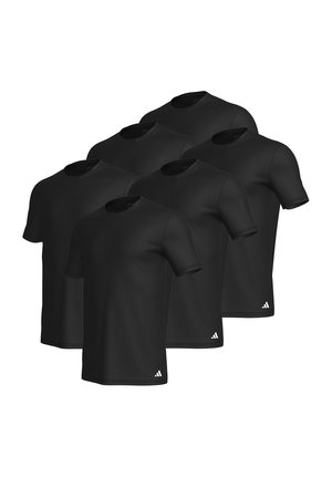 CREW NECK RUND AUSSCHNITT 6ER PACK - Unterhemd/-shirt - black