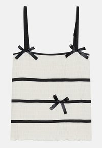 Topper - off-white/black