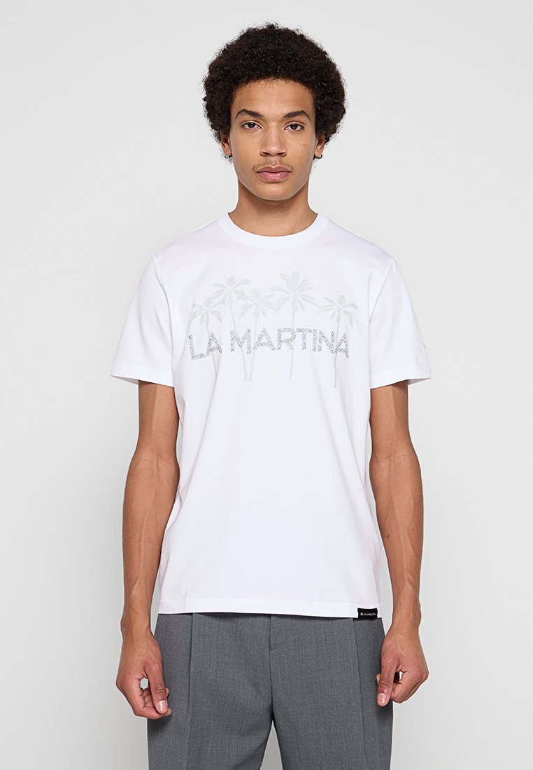 LA MARTINA T-shirt print wit