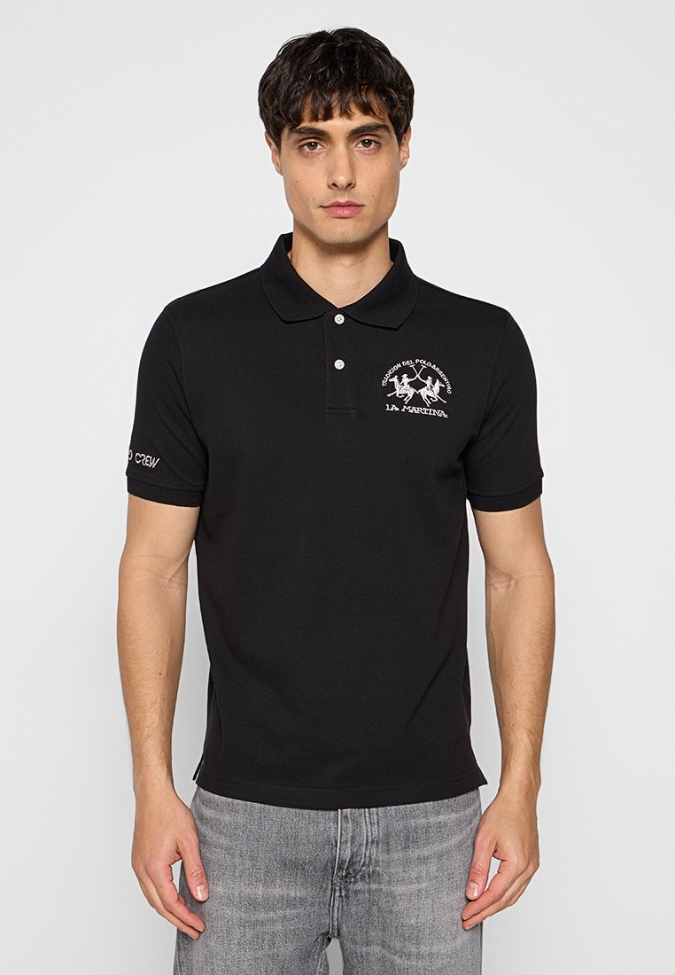 LA MARTINA Poloshirt zwart LA MARTINA Poloshirt zwart