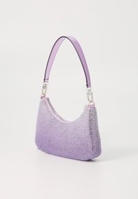 Guess ZALINA MINI TOP ZIP BAG - Käsilaukku - orchid