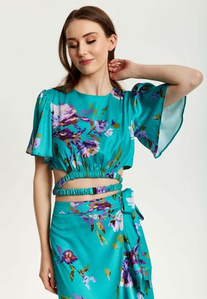 SHORT SLEEVES  - Blouse - green