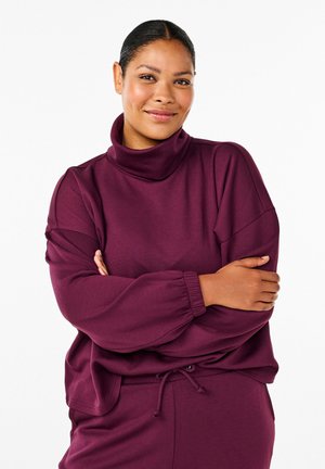 Zizzi MIT ROLLKRAGEN - Langarmshirt - fig