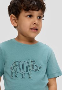 s.Oliver SUR LE DEVANT - T-Shirt print - ozeangrün