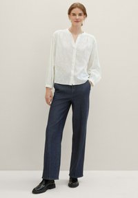 TOM TAILOR Bluse - offwhite tonal embroidery
