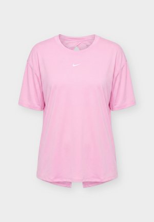 Nike Performance, TIE BACK - T-shirt de sport - pink rise/white