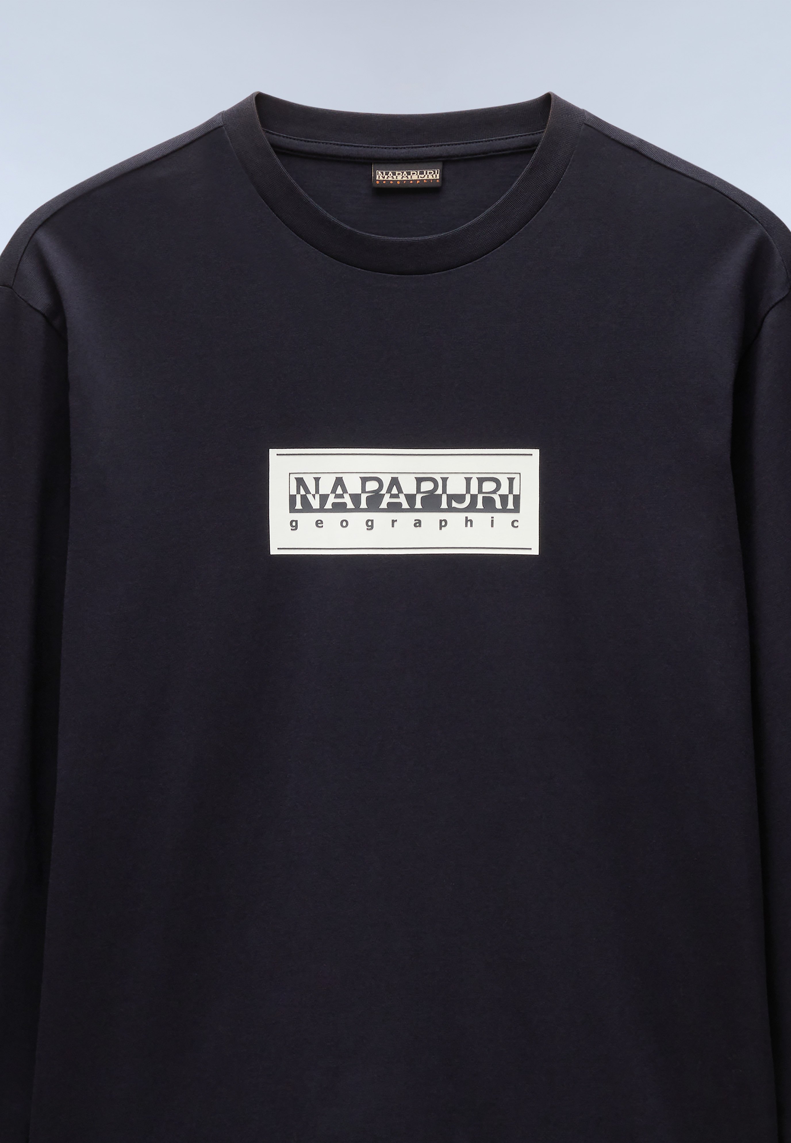 トップス 00s napapijri border long sleeve y2k Napapijri SUZE - Long sleeved top - black - Zalando.ie