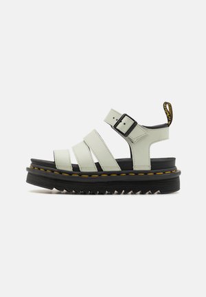 BLAIRE - Sandalen met plateauzool - smoked mint