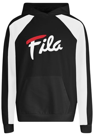 APPAREL LINSENGERICHT - Sweat à capuche - black bright white