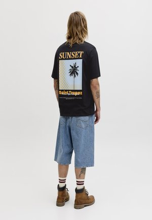 Jack & Jones, JJCITY TEE - T-shirts print - black