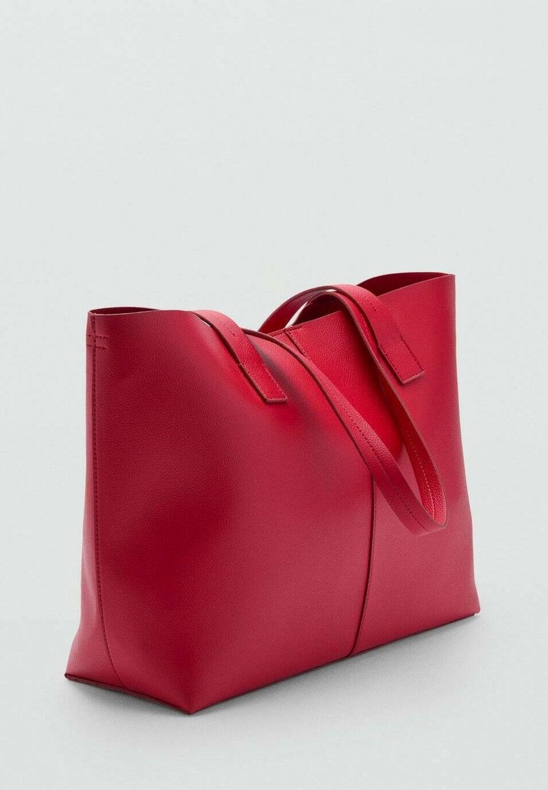 Rote Shopper Tasche Mango Shopping Bag Red/rot Zalando
