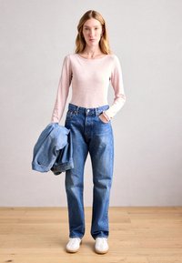 Marc O'Polo LONG SLEEVE BOAT NECK - Tops ar garām piedurknēm - dusty rose