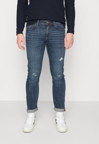TOM TAILOR DENIM PIERS VINTAGE - Calças de ganga justas - tinted blue denim
