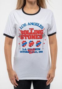 Paradiso Clothing THE ROLLING STONES AMERICAN TOUR LA RINGER - Print T-shirt - white