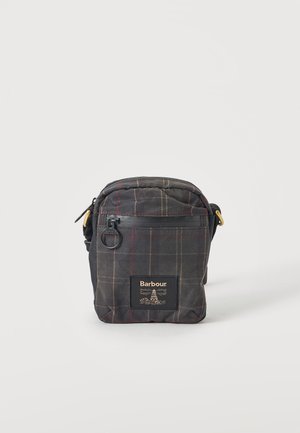 Barbour, FIELD TARTAN WAX UNISEX - Чанта за носене през рамо - olive