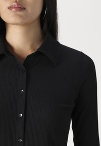 Abercrombie & Fitch SLIM - Kardigán - black beauty