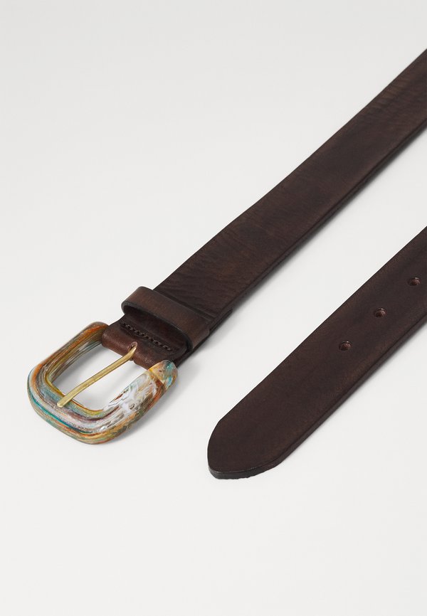 LEATHER MULTICOLOR BUCKLE - Belt3