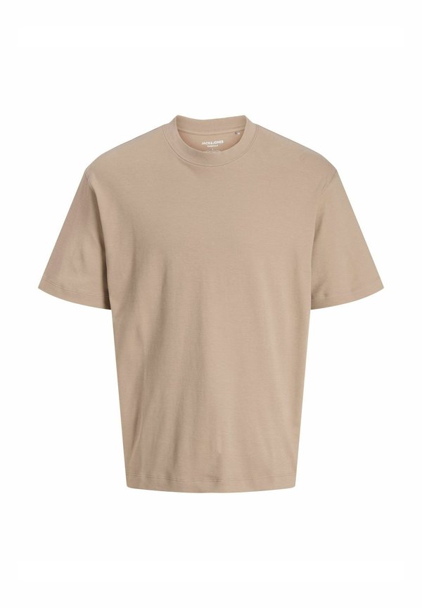 JJEURBAN EDGE TEE NOOS - T-Shirt basic - mocha meringue