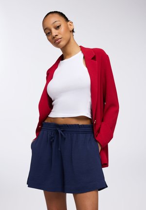 WITH DRAWSTRING - Shorts - blu scuro