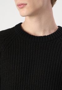 Jack & Jones JJJONES CREW NECK - Svetr - black