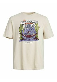 Jack & Jones JORAFTERLIFE TEE - Camiseta estampada - moonbeam
