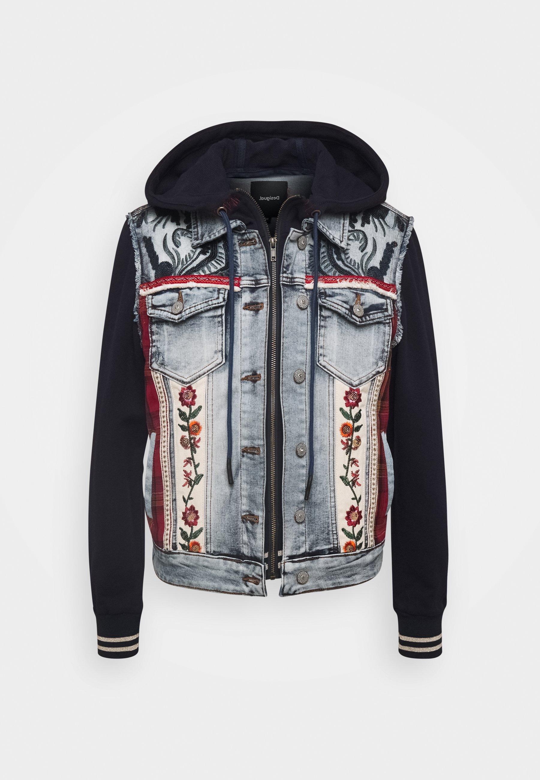 jeans jacke liberte mit blumen jeans jacke liberte mit blumen
