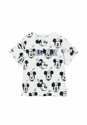 REVERSIBLE SEQUINNED MINNIE MOUSE - Camiseta estampada - white