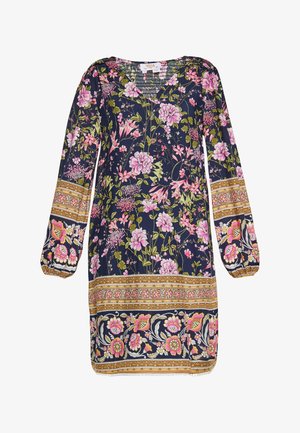 usha, Robe de jour - marine mehrfarbig