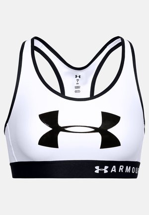 MID KEYHOLE GRAPHIC - Brassières de sport à maintien supérieur - white