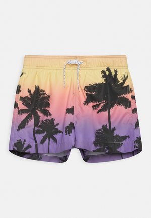 SWIMSHORTS PALMS IN SUNSET - Zwemshorts - light orange
