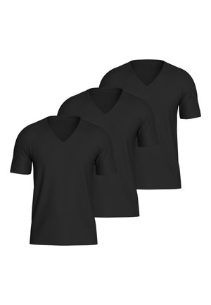 BEKLEIDUNG 3 PACK - T-shirt basic - black