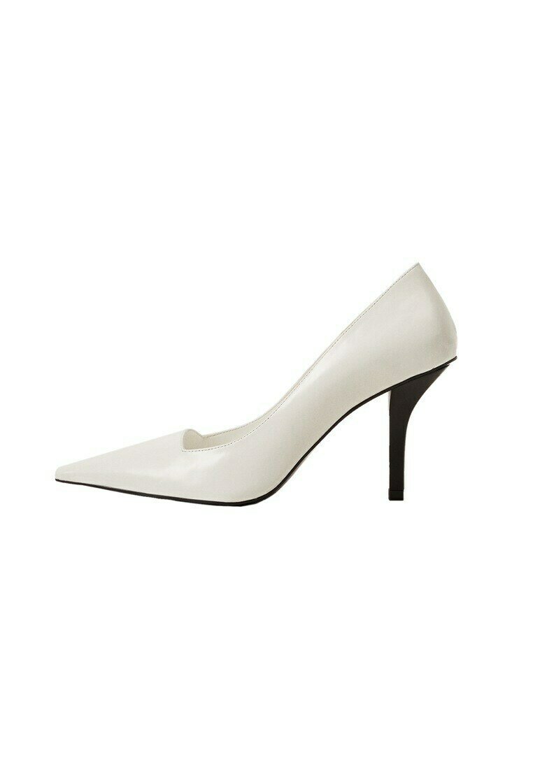 mango white heels