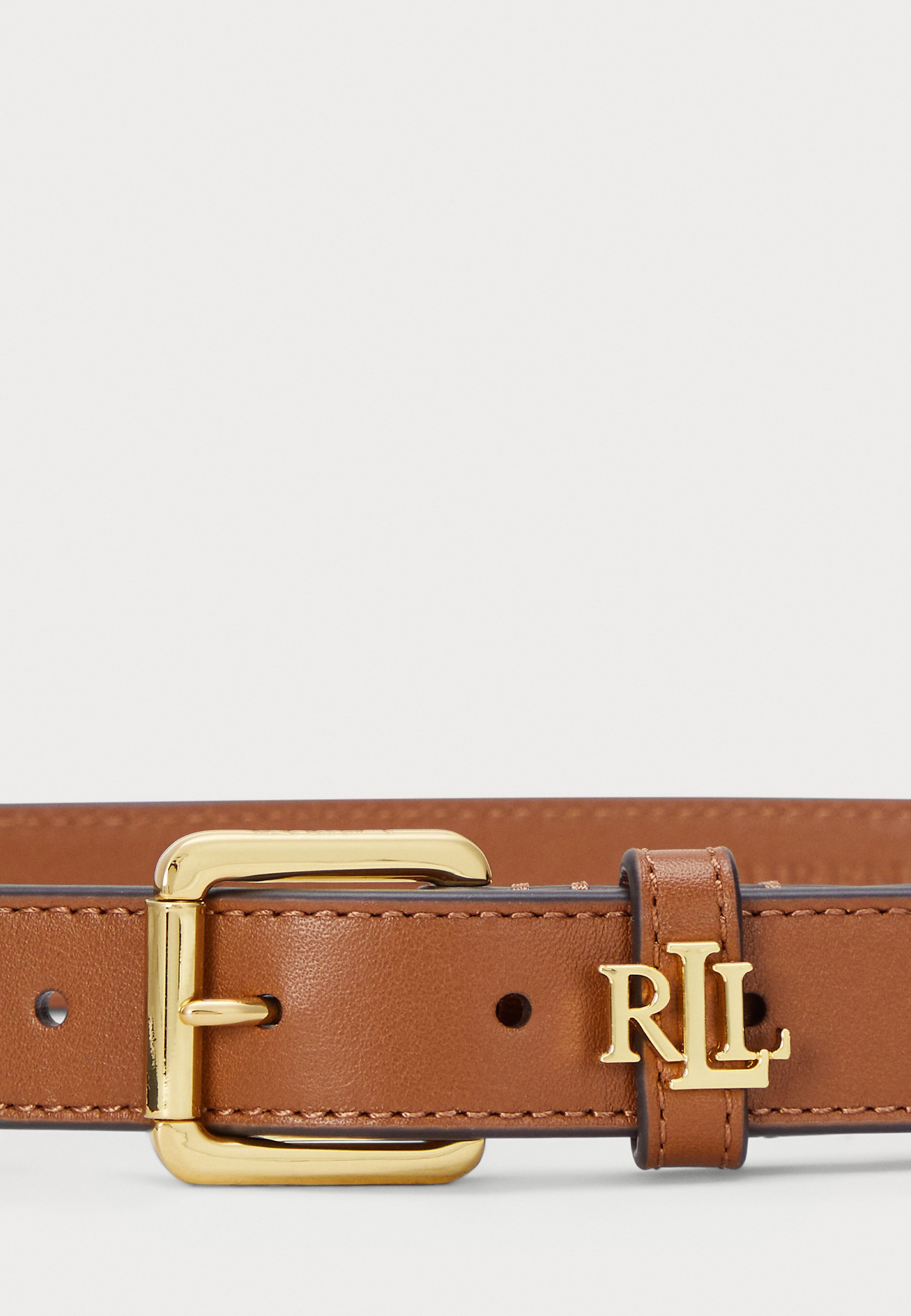 Lauren Ralph Lauren LOGO KEEPER LEATHER SKINNY BELT - Gürtel