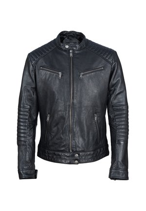 Lederjacke - black
