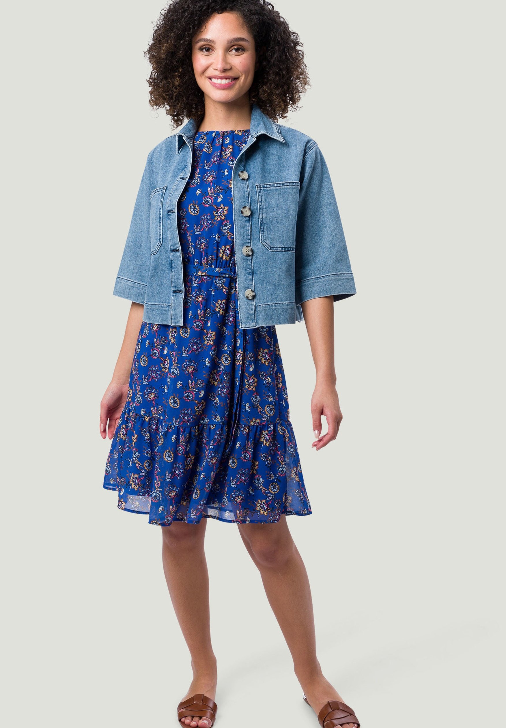 zero MIT BINDEGÃ¼RTEL - Freizeitkleid - ultramarine blue/blau - Zalando.de