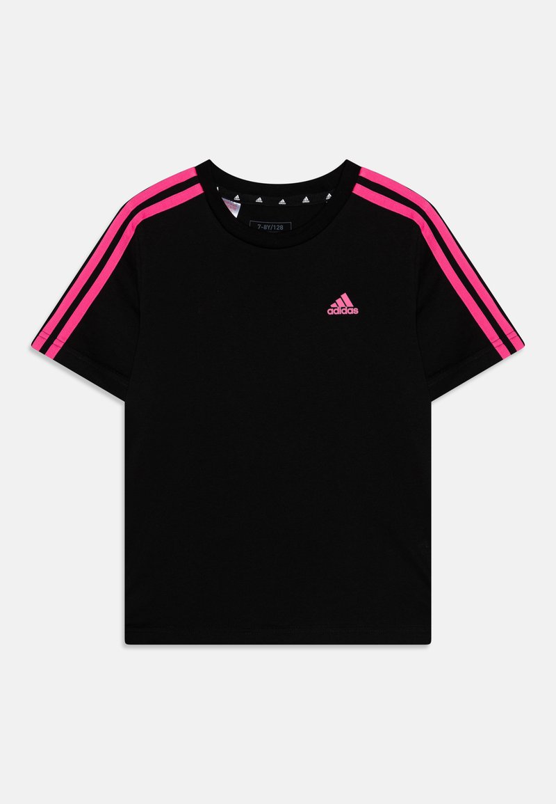adidas Performance JUNIOR UNISEX - Camiseta básica - black/pulse magenta
