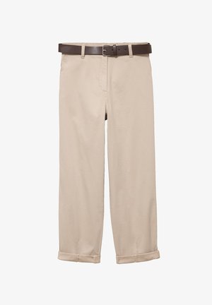 Cache Cache, CACHE CACHE CACHE CACHE CHINOHOSE MIT ABNEHMBAREM GÜRTEL - Pantalon classique - beige