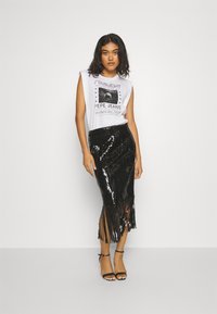 Pepe Jeans LUCY - Apdrukāts T-krekls - white