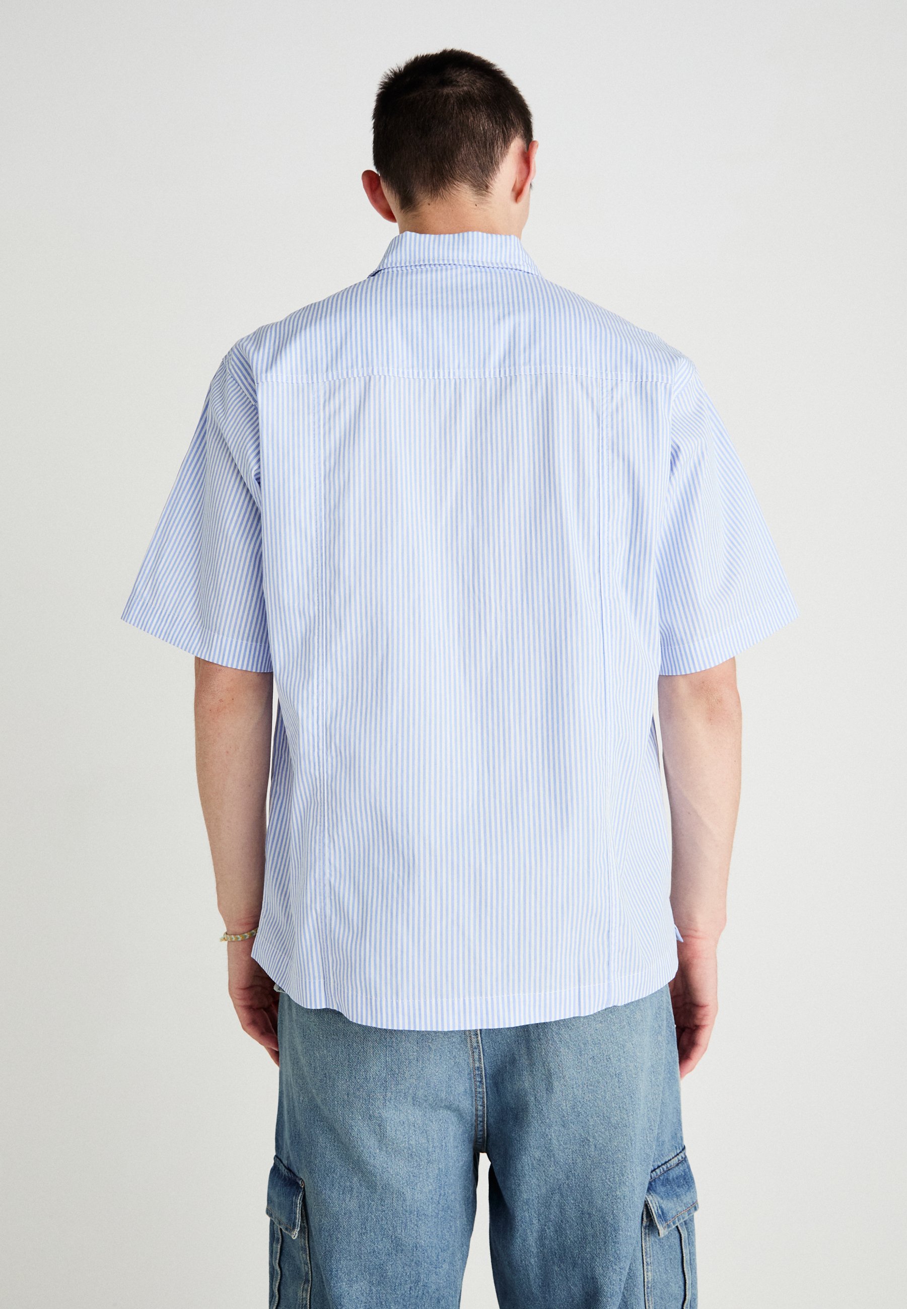 Jaded London POSTER SHORT SLEEVE OVERSIZED GRAPHIC - Shirt - blue