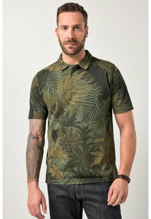 HALF-SLEEVE ALL-OVER PRINT - Polo - dark green