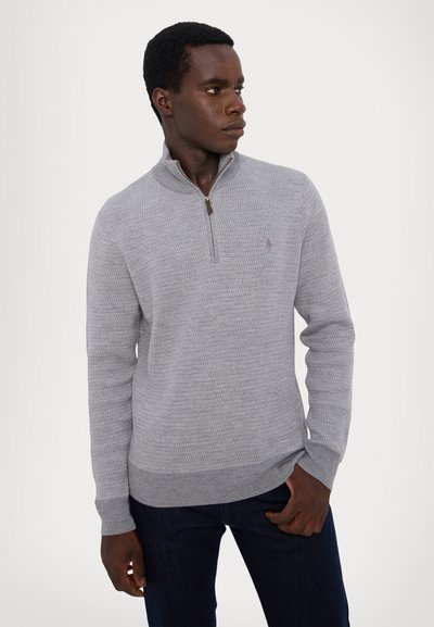 Polo Ralph Lauren LONG SLEEVED PULLOVER - Pulóver - grey combo