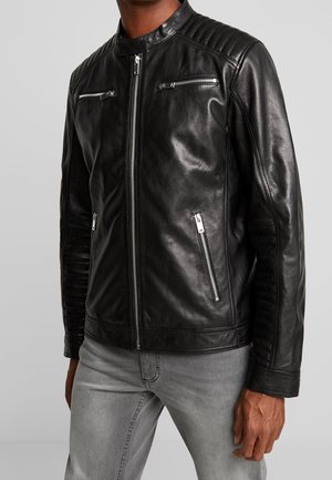 Veste en cuir - black